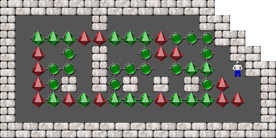 Sokoban Mass Remodel level 2052